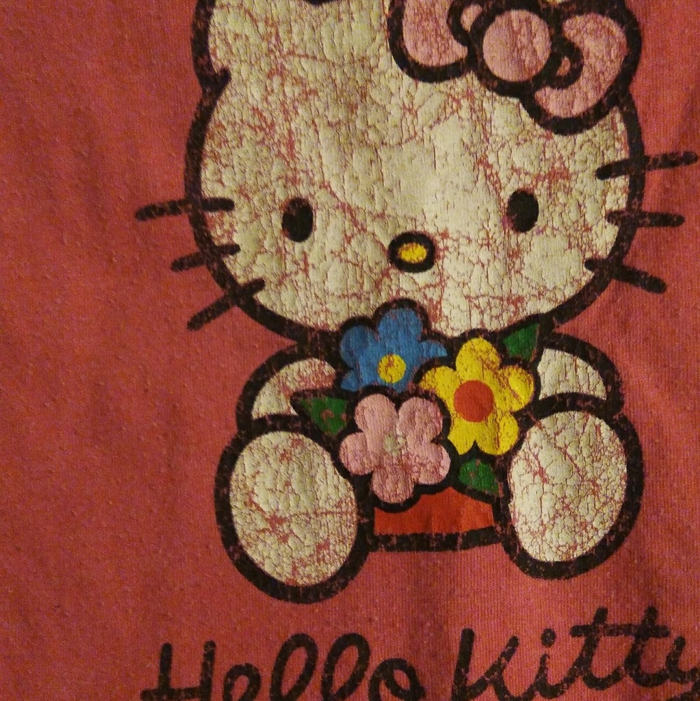 Pink Hello Kitty muscle tee